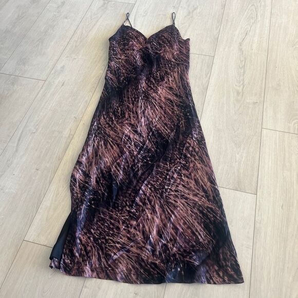 All Saints Melody Pembury Midi Slip Dress in Mink Pink Size 6 - Picture 1 of 9